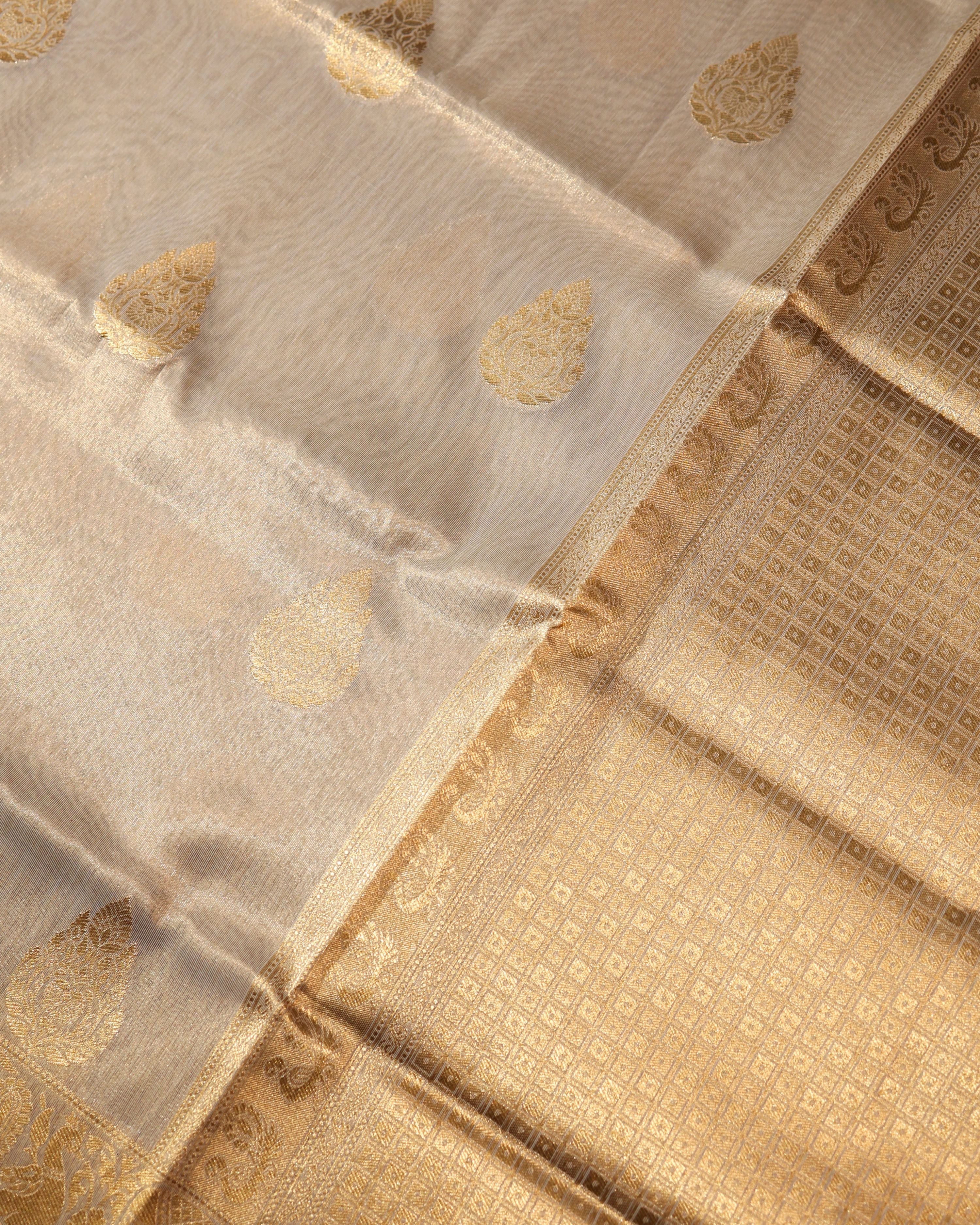 Banarasi Art Cotton Tissue Saree